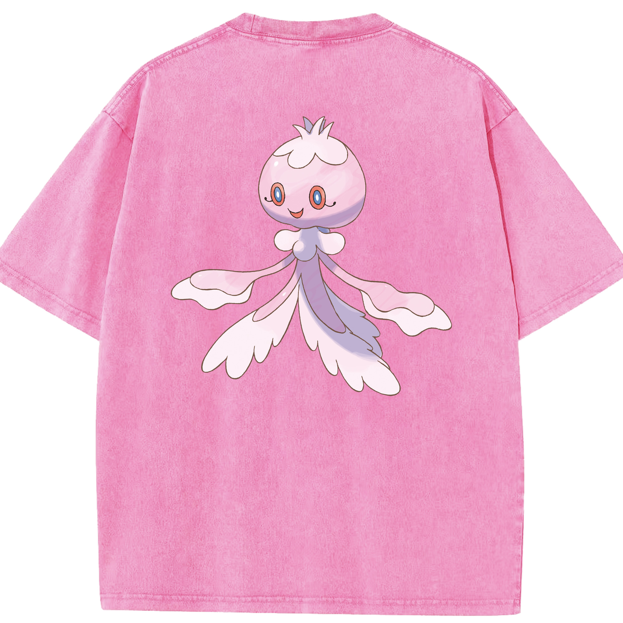 （画像用） ポケットモンスター Pokémon 綿100% ヴィンテージ風 半袖Tシャツ（背面プリント）